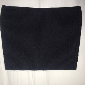 Black tube top from Aritzia